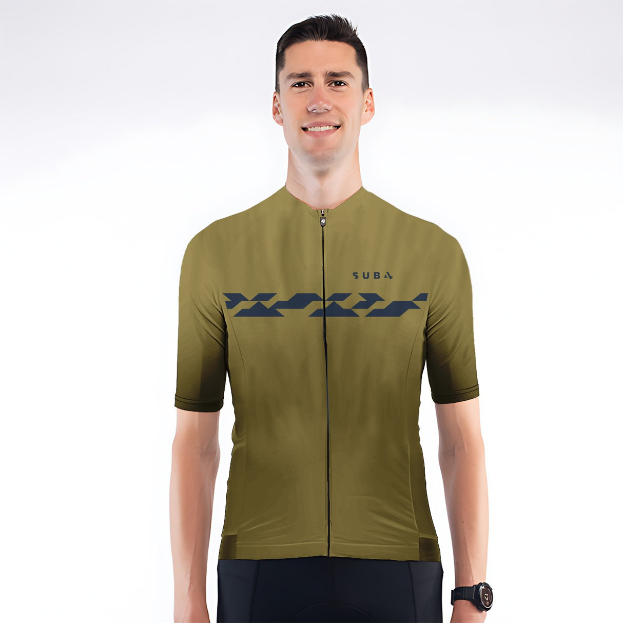 Cycling Jersey Euro Pro Brevett-Olive