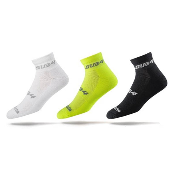Running Socks Mid Rise - Three Pairs Single Colour - Bundle & Save!