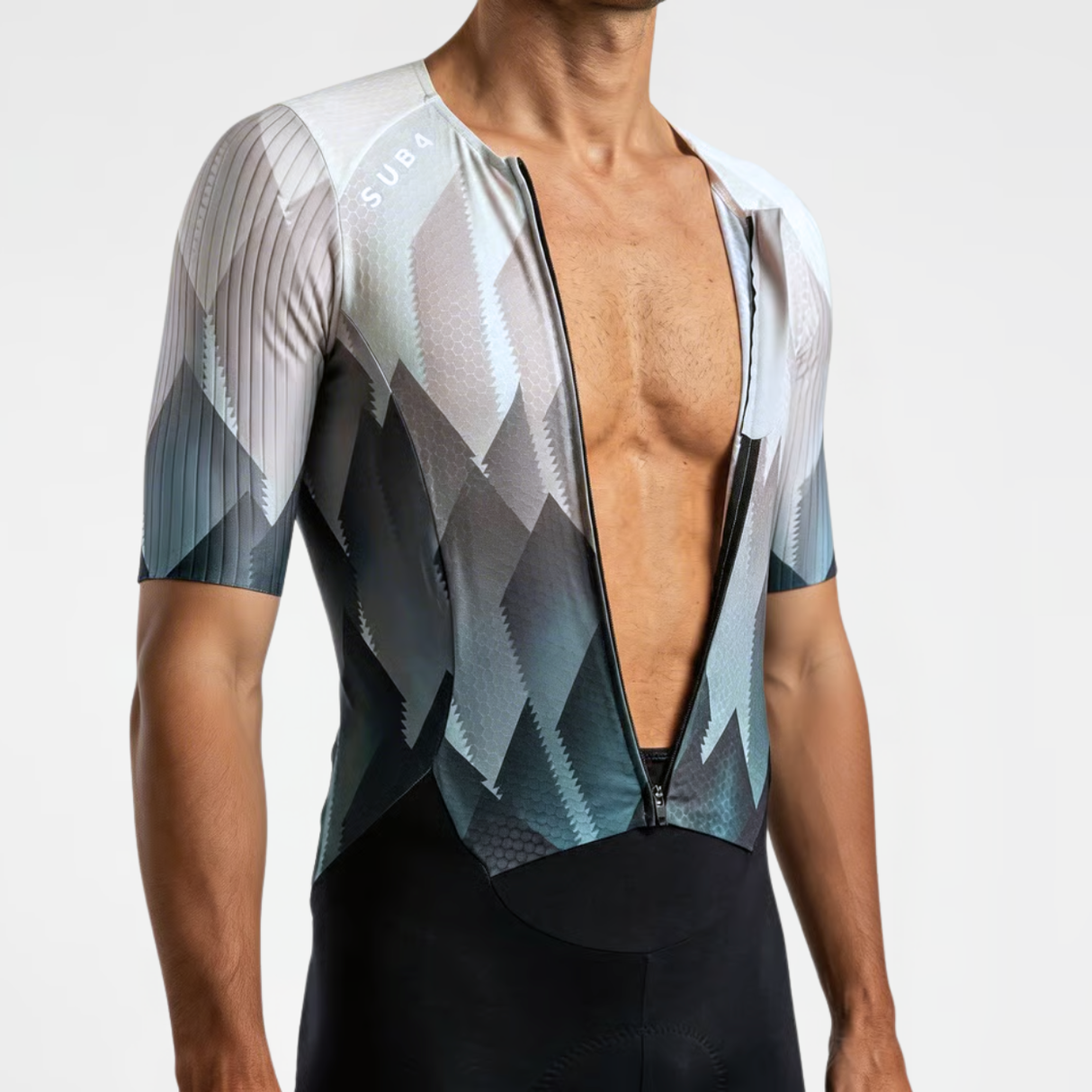 Triathlon Speedsuit Seamless Blue Ice