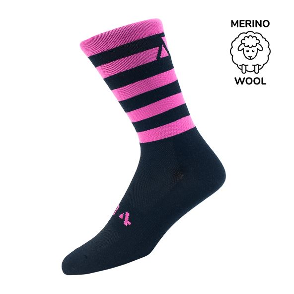 Running Socks 3/4 Crew Merino Wool
