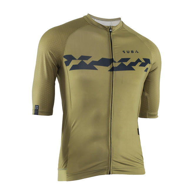 Cycling Jersey Euro Pro Brevett-Olive