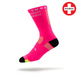 Cycling Socks DRYLYTE Blister Free 3/4 Crew Pink