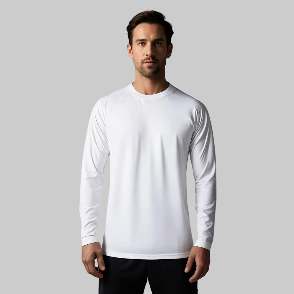 Running/Fitness Long Sleeve T-Shirt White
