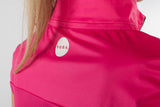 Close-up of a pink baby carrier with 'Sub4' logo on a white background