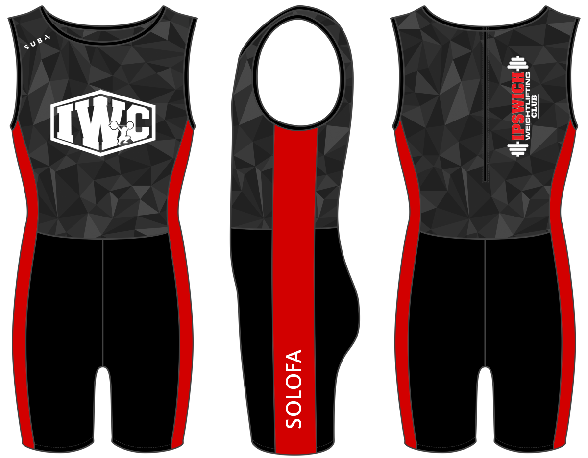 Custom Weight Lifting Suit - Men's & Women's