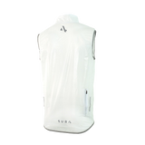 White vest with a brand logo on a white background