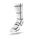 Cycling Socks 3/4 Crew Classic Grid