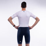 Triathlon Speedsuit White/Navy Print